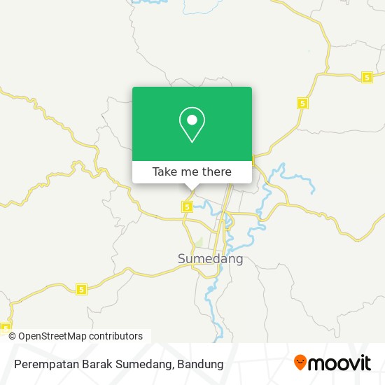 Perempatan Barak Sumedang map