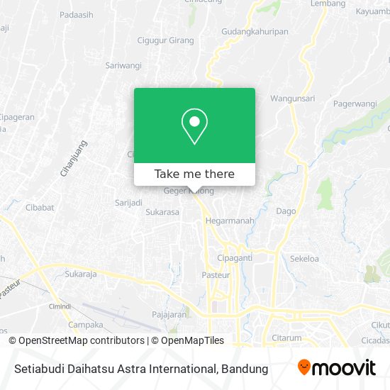 Setiabudi Daihatsu Astra International map