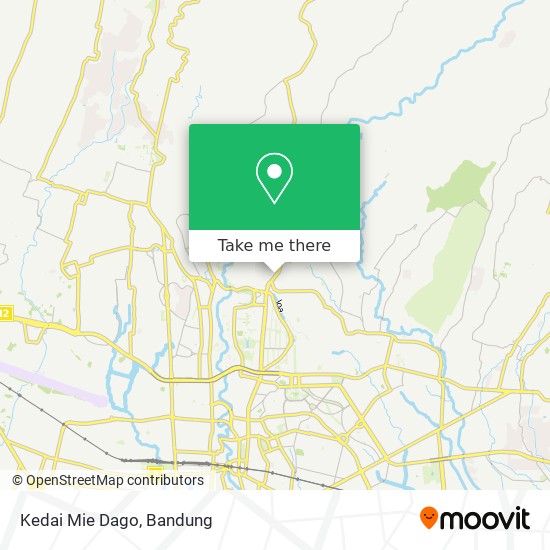 Kedai Mie Dago map