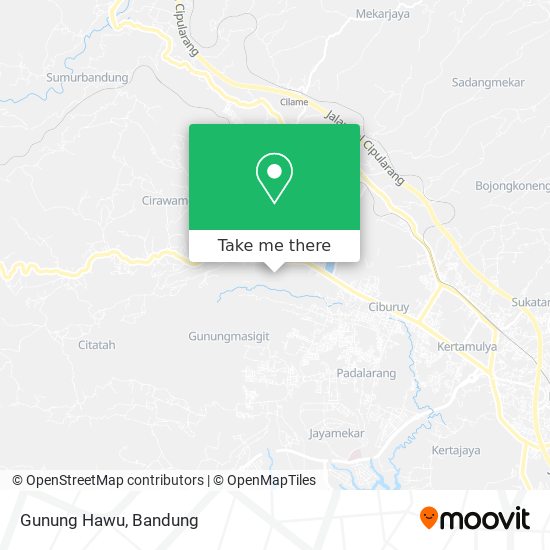 Gunung Hawu map