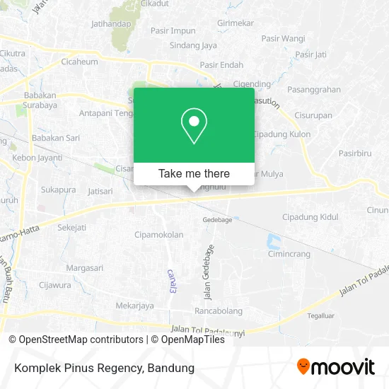 Komplek Pinus Regency map