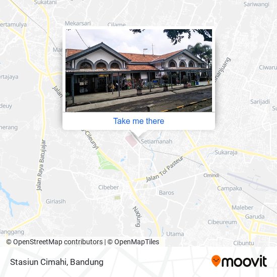 Stasiun Cimahi map