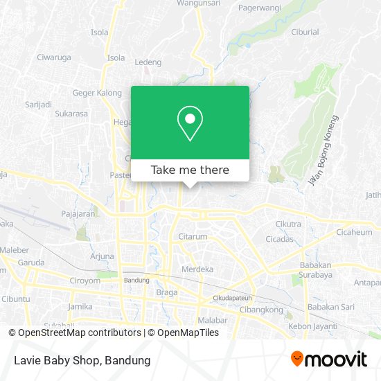 Lavie Baby Shop map