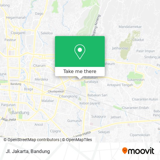 Jl. Jakarta map