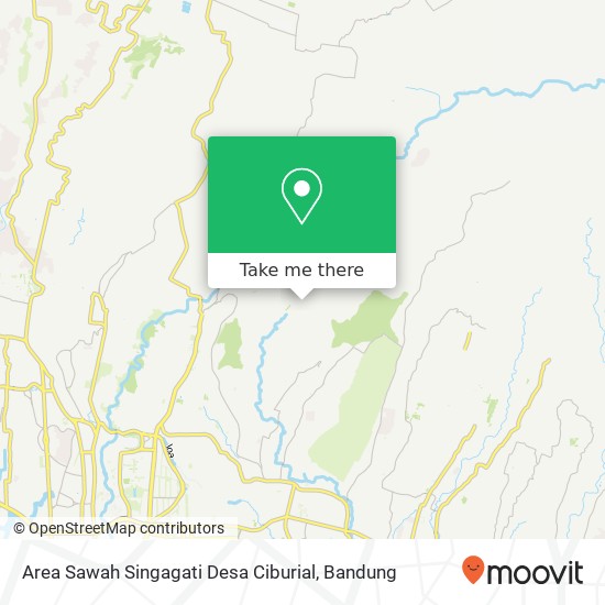 Area Sawah Singagati Desa Ciburial map