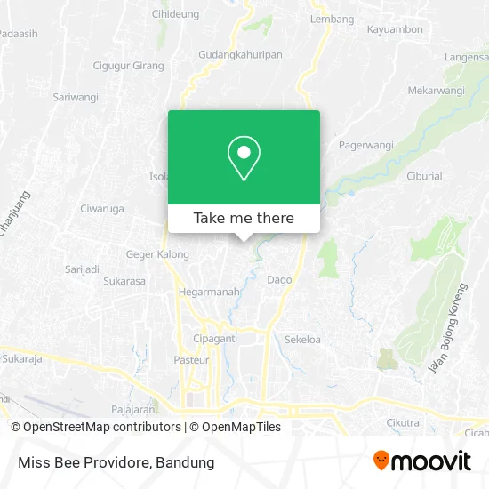 Miss Bee Providore map