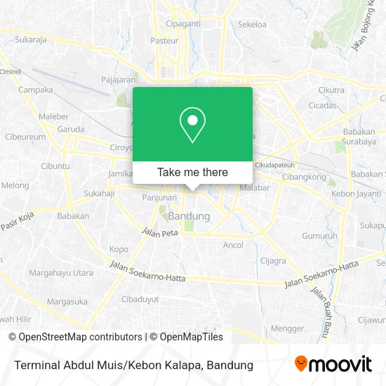 Terminal Abdul Muis / Kebon Kalapa map