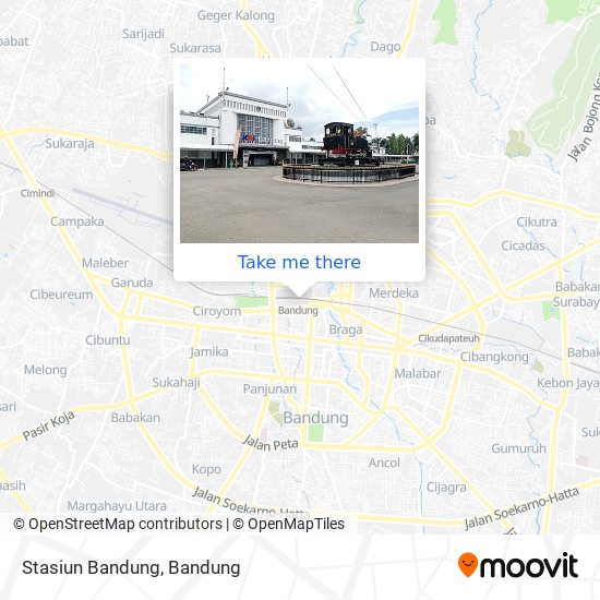Stasiun Bandung map