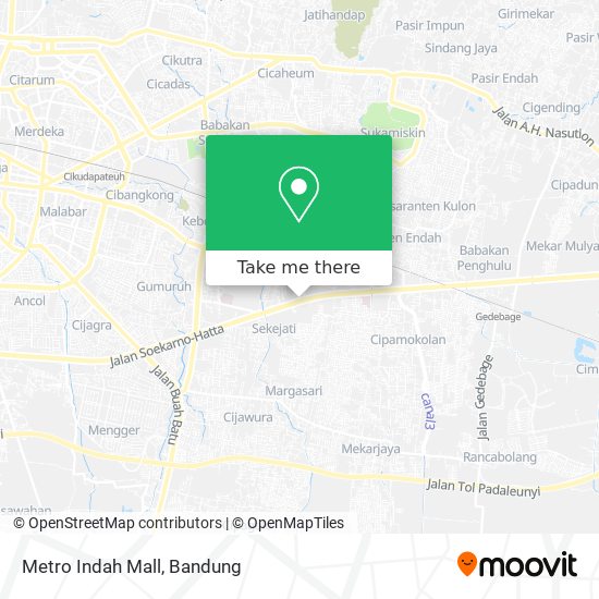 Metro Indah Mall map