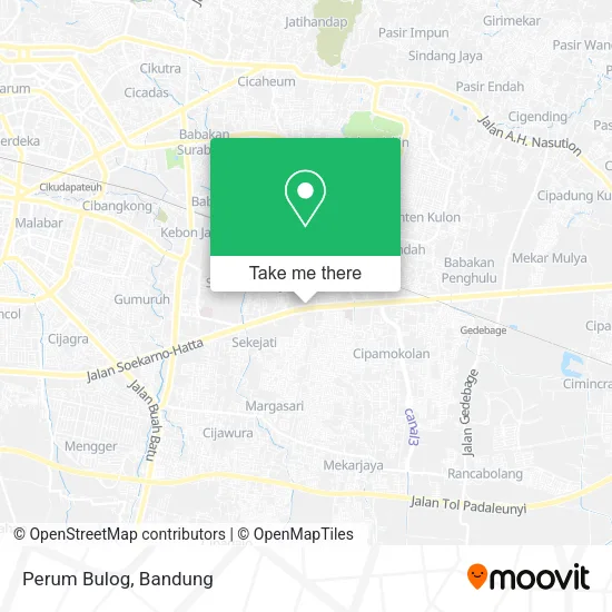 Perum Bulog map