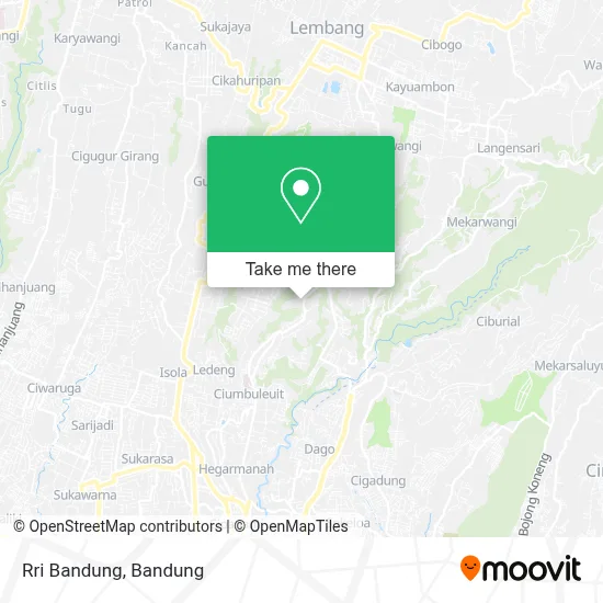 Rri Bandung map
