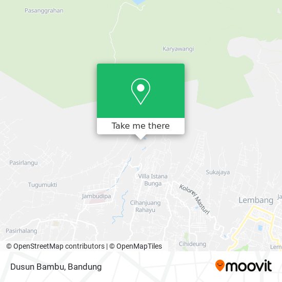 Dusun Bambu map