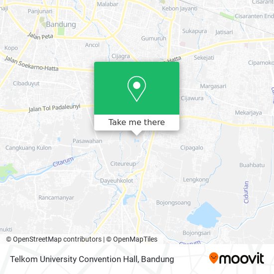 Telkom University Convention Hall map