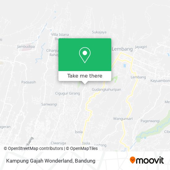 Kampung Gajah Wonderland map