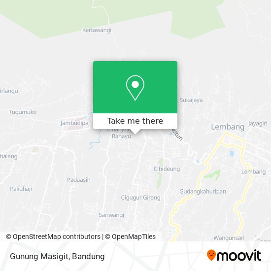 Gunung Masigit map