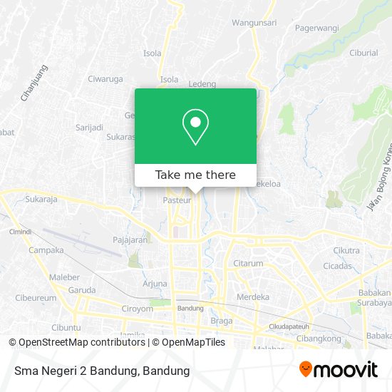 Sma Negeri 2 Bandung map