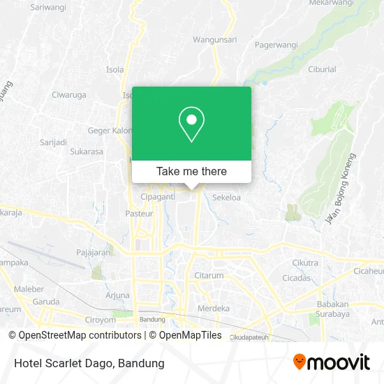 Hotel Scarlet Dago map