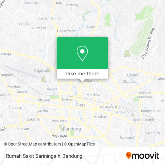 Rumah Sakit Sariningsih map