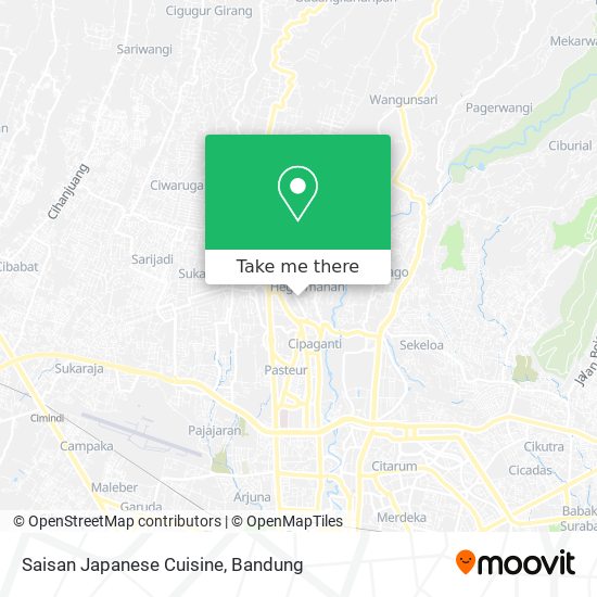 Saisan Japanese Cuisine map