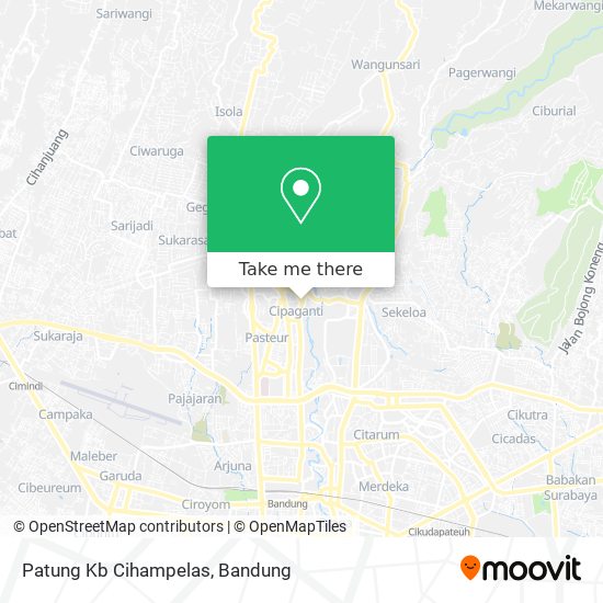 Patung Kb Cihampelas map