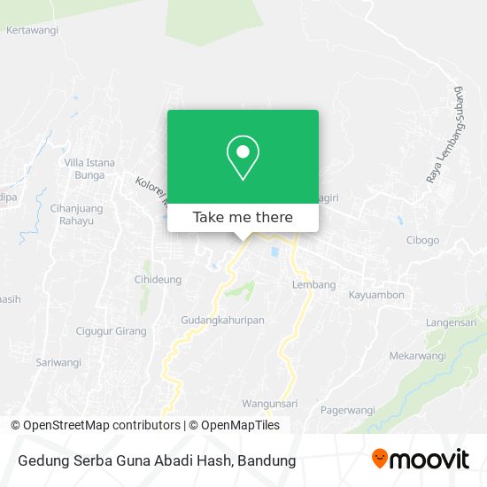 Gedung Serba Guna Abadi Hash map