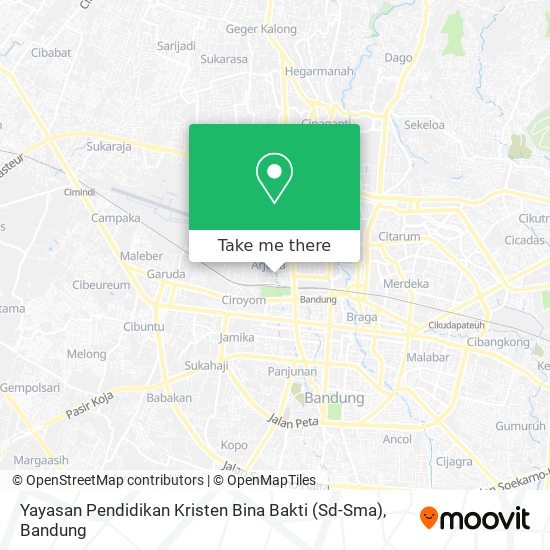 Yayasan Pendidikan Kristen Bina Bakti (Sd-Sma) map