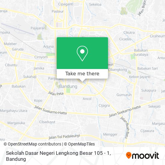 Sekolah Dasar Negeri Lengkong Besar 105 - 1 map