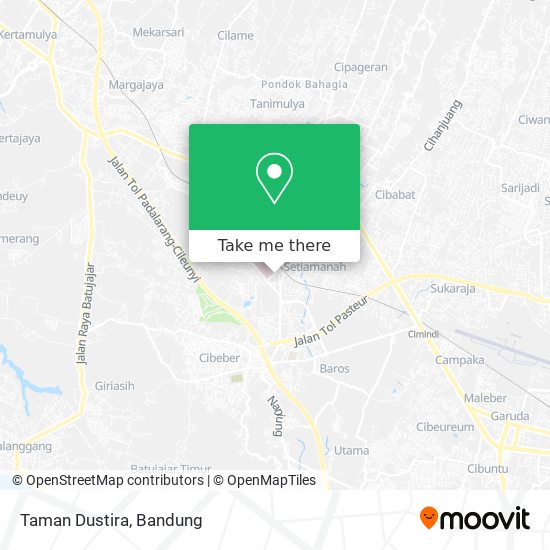 Taman Dustira map