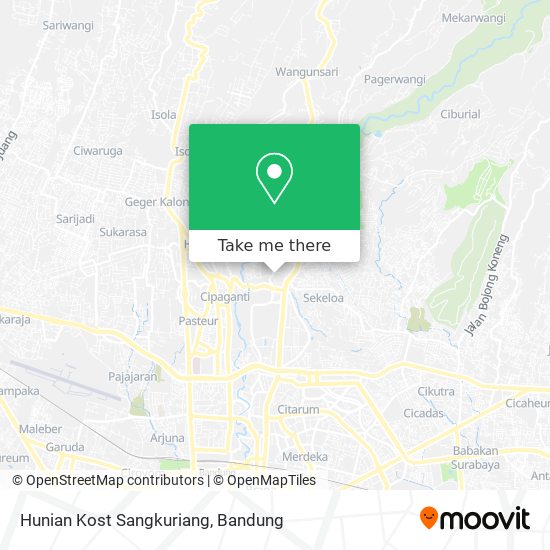 Hunian Kost Sangkuriang map