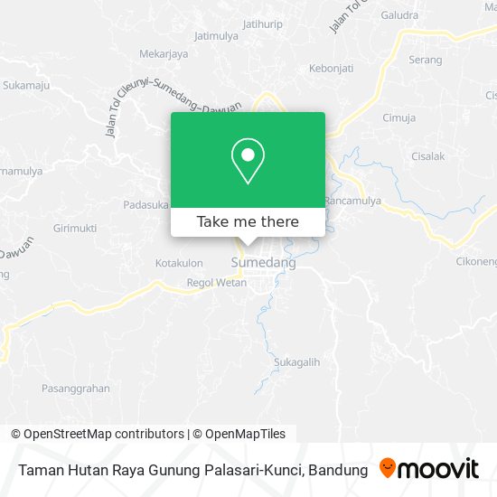 Taman Hutan Raya Gunung Palasari-Kunci map