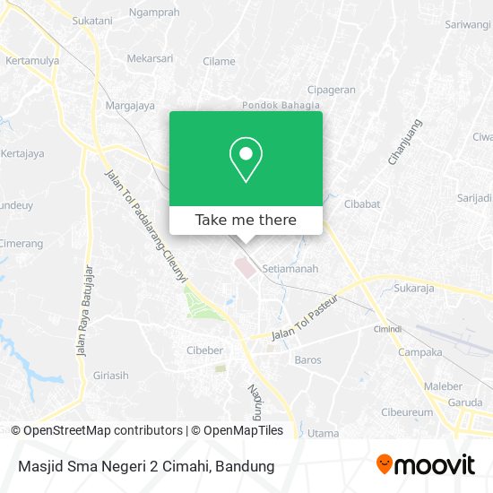 Masjid Sma Negeri 2 Cimahi map