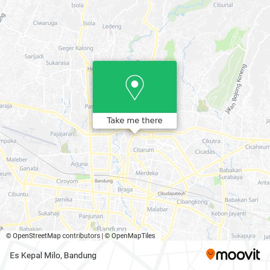 Es Kepal Milo map