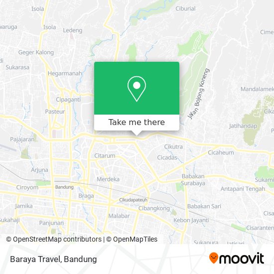 Baraya Travel map