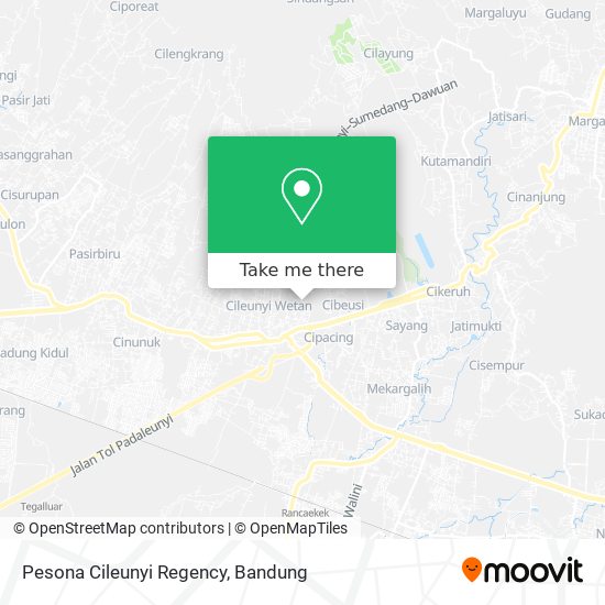 Pesona Cileunyi Regency map