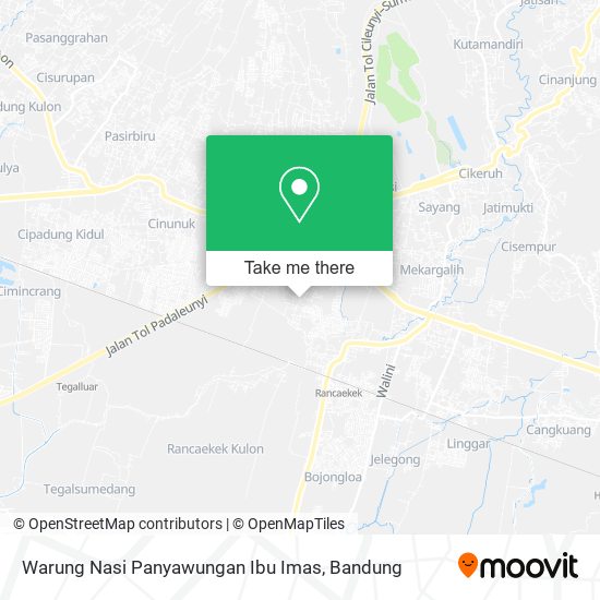 Warung Nasi Panyawungan Ibu Imas map