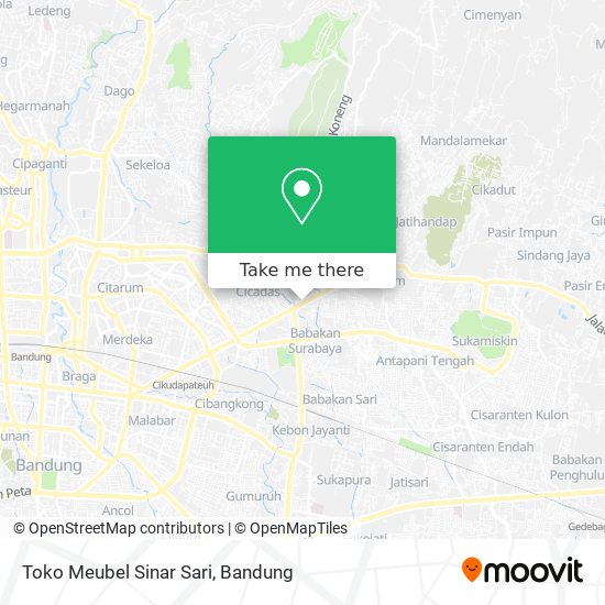 Toko Meubel Sinar Sari map