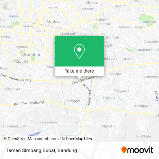 Taman Simpang Bubat map