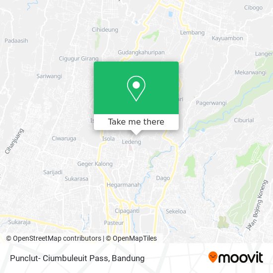 Punclut- Ciumbuleuit Pass map