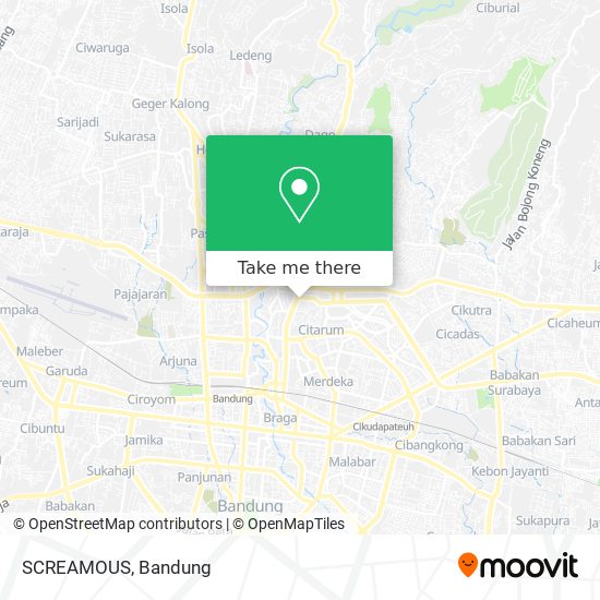 SCREAMOUS map