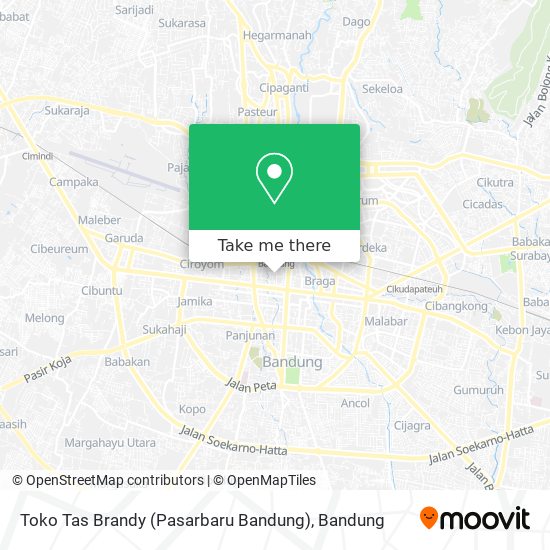 Toko Tas Brandy (Pasarbaru Bandung) map