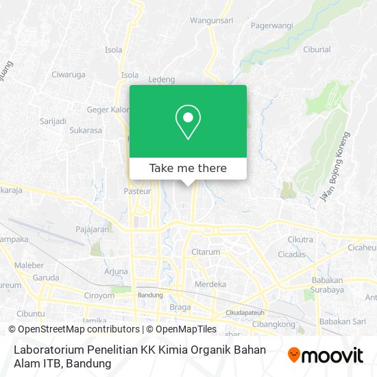 Laboratorium Penelitian KK Kimia Organik Bahan Alam ITB map