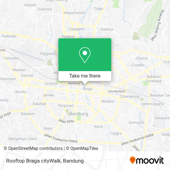 Rooftop Braga cityWalk map