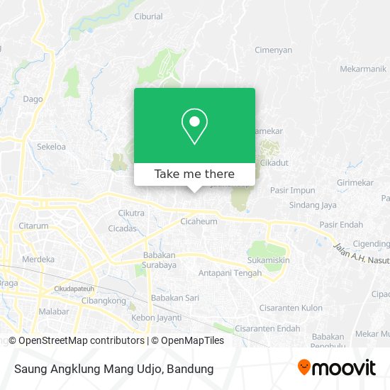 Saung Angklung Mang Udjo map