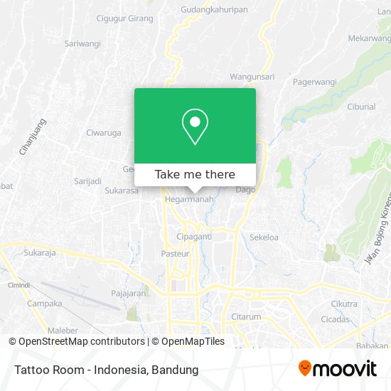 Tattoo Room - Indonesia map