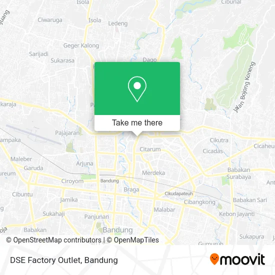 DSE Factory Outlet map