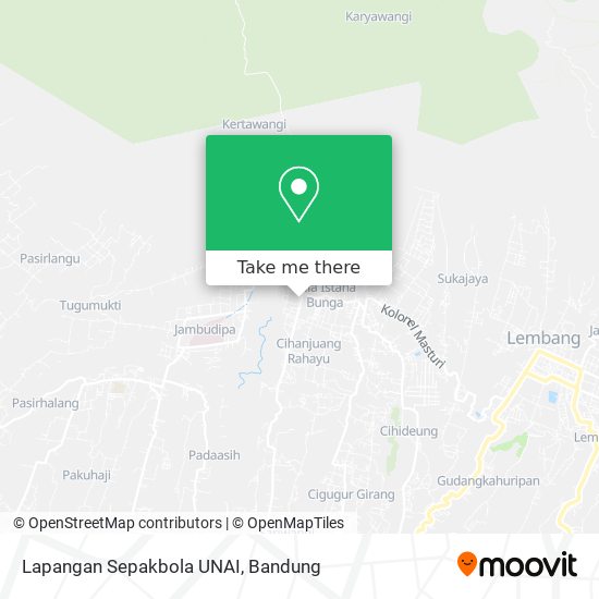 Lapangan Sepakbola UNAI map