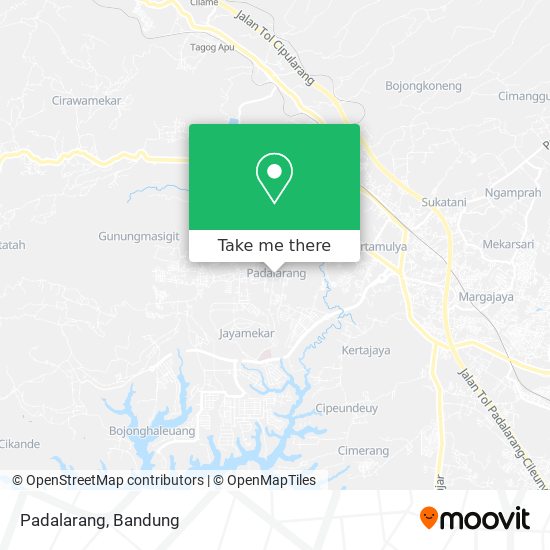 Padalarang map