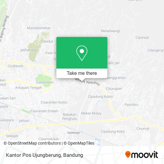 Kantor Pos Ujungberung map