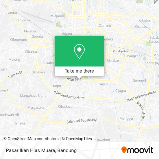 Pasar Ikan Hias Muara map