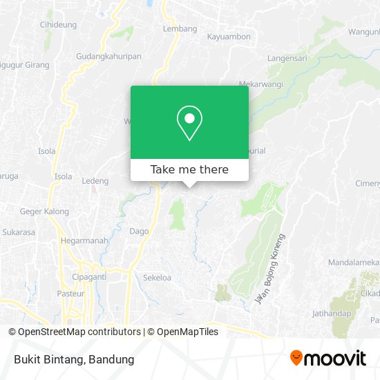 Bukit Bintang map